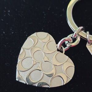 COACH HEART Keychain with A COACH Pink PEN  NWOT 2 FER!